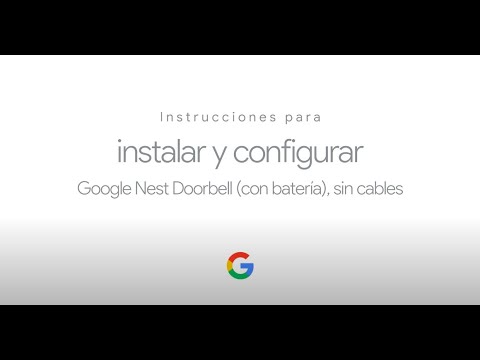 Aprende cómo instalar el Nest Doorbell en sencillos pasos