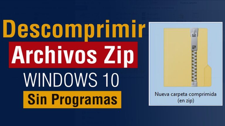 Aprende a instalar archivos ZIP en Windows en simples pasos