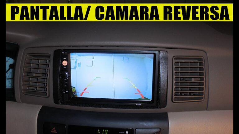 Aprende cómo instalar una radio con cámara de retroceso en tu coche en pocos pasos